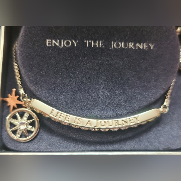 Brilliance two-tone rose/clear ns bracelet - Picture 2 of 7